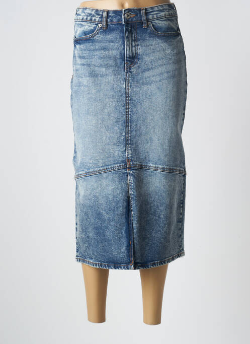 Fustă midi albastru ICHI femeie