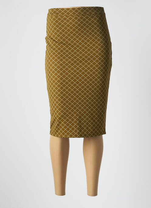 Fustă midi verde ICHI femeie