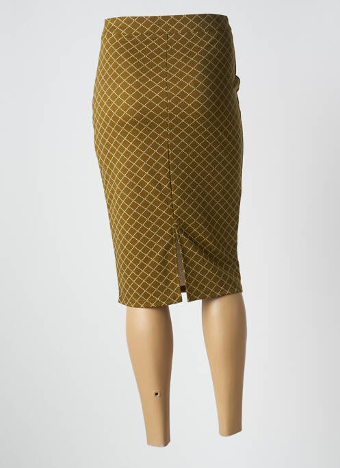 Fustă midi verde ICHI femeie