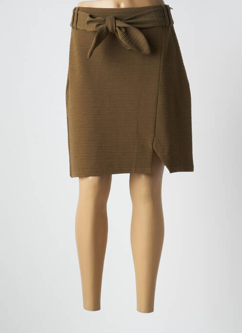 Fustă midi verde ICHI femeie