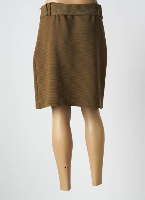 Fustă midi verde ICHI femeie