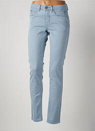 Pantalon slim elasticitate mărime normală albastru CREAM femeie