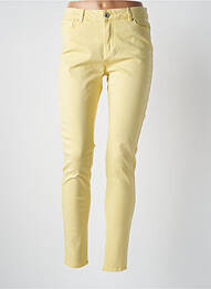 Pantalon slim elasticitate mărime normală galben VERO MODA femeie