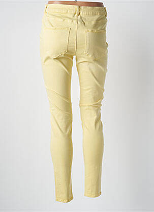 Pantalon slim elasticitate mărime normală galben VERO MODA femeie