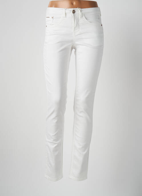 Pantalon slim alb CREAM femeie