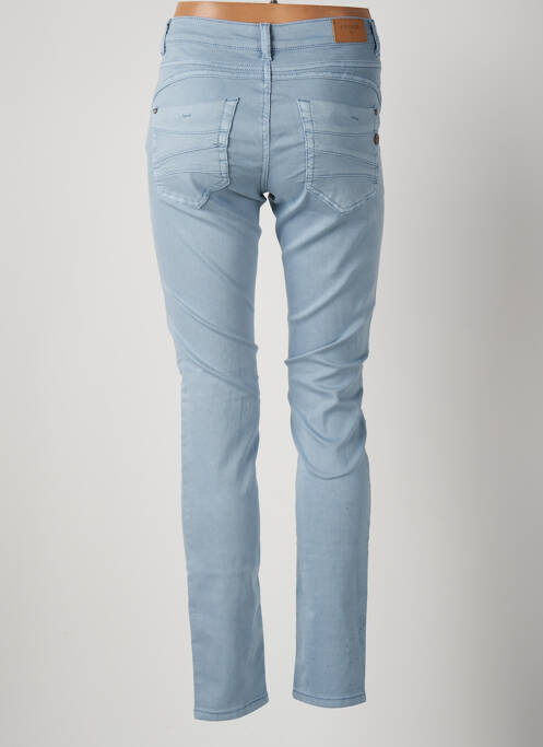 Pantalon slim elasticitate mărime normală albastru CREAM femme