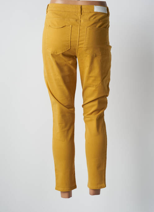 Pantalon slim galben VERO MODA femeie