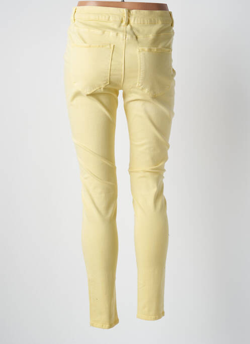 Pantalon slim galben VERO MODA femeie
