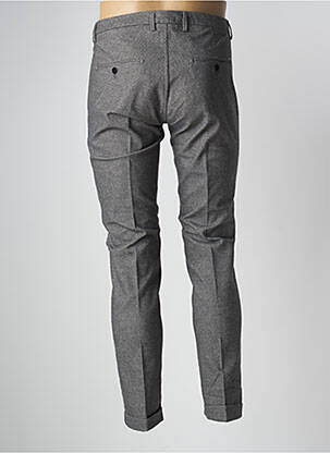 Pantalon slim țesătură poplin mărime normală gri GAUDI bărbat
