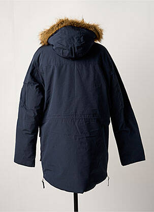 Parka blană sintetică cu glugă albastru JACK & JONES bărbat