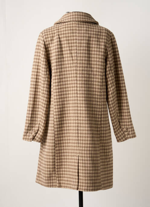 Palton lung bej CREAM femeie