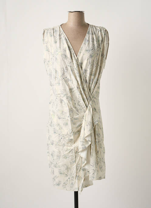 Rochie midi alb EVA KAYAN femeie