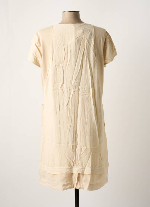 Rochie midi bej ELISA CAVALETTI femeie