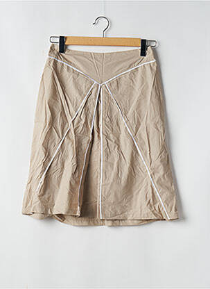 Fustă midi bej SESSUN femeie