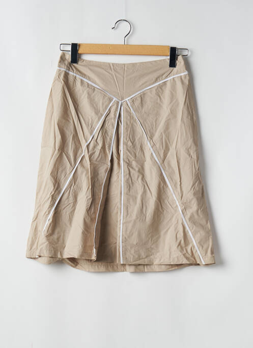 Fustă midi bej SESSUN femeie