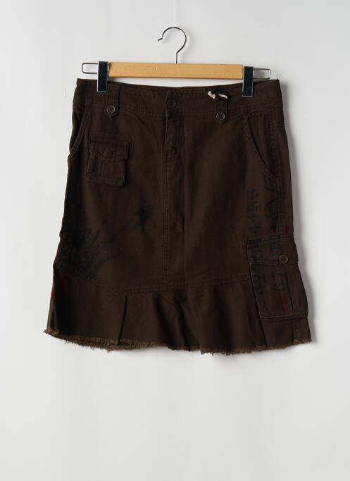 Fustă scurtă maro TEDDY SMITH femeie