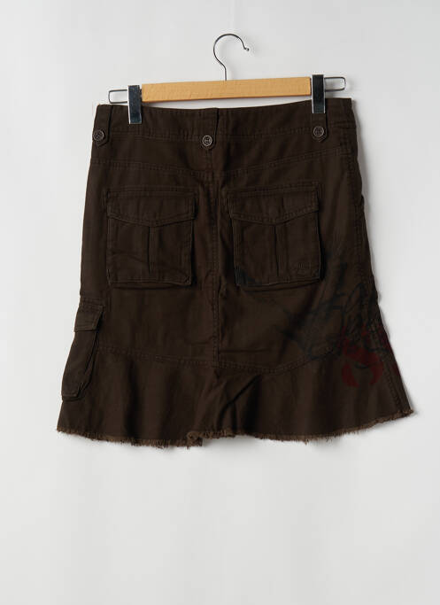 Fustă scurtă maro TEDDY SMITH femeie