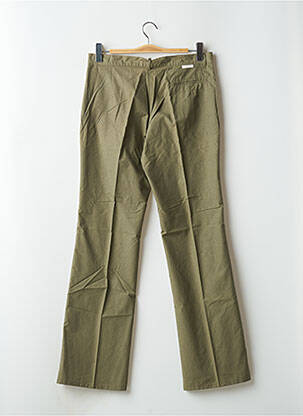 Pantalon drept țesătură poplin talie înaltă verde BE YOU K femeie