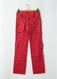 Pantalon cargo croială dreaptă talie joasă roșu BE YOU K femeie
