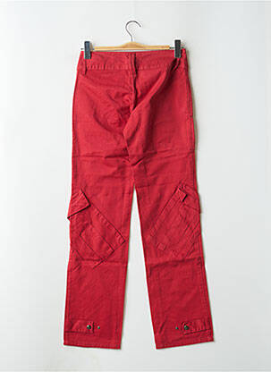 Pantalon cargo croială dreaptă talie joasă roșu BE YOU K femeie