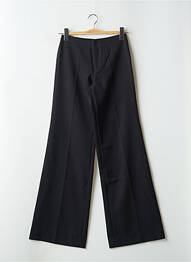 Pantalon evazat talie cu cleme talie înaltă negru CIMARRON femme