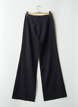 Pantalon evazat talie cu cleme talie înaltă negru CIMARRON femeie