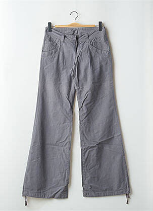 Pantalon evazat talie joasă talie joasă gri CIMARRON femeie