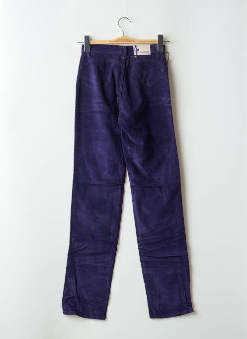 Pantalon drept violet CASAGRANDE femeie