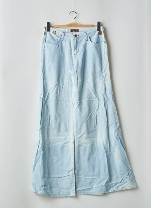 Blugi cu croială evazată elasticitate talie joasă albastru CIMARRON femme