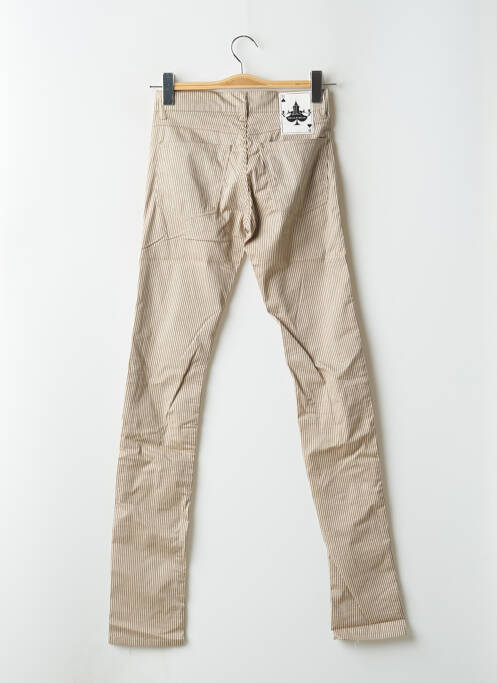 Pantalon slim bej HELLS BELLS femeie