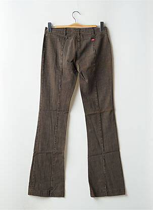 Blugi bootcut elasticitate talie joasă maro MISS SIXTY femeie