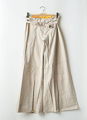 Pantalon evazat bej ROXY femeie