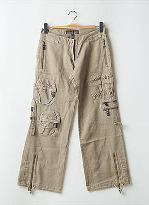 Pantalon cargo croială dreaptă mărime normală verde RWD femeie