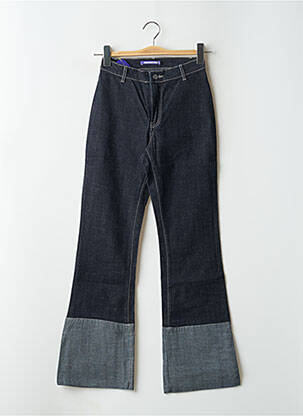 Blugi bootcut albastru SCHOOL RAG femeie