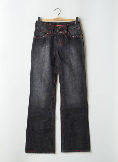 Blugi cu croială evazată negru MAGGIE femeie