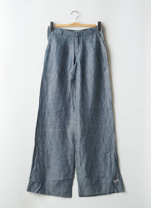 Pantalon evazat închidere cu fermoar sub clapetă cu cârlig mărime normală albastru ROXY femme