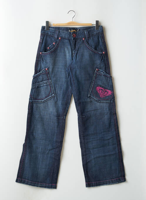 Blugi cu croială evazată albastru ROXY femeie