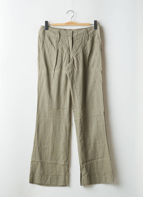 Pantalon larg verde VERO MODA femeie