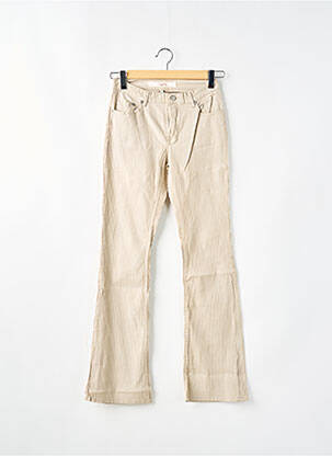 Pantalon evazat bej SCHOOL RAG femeie