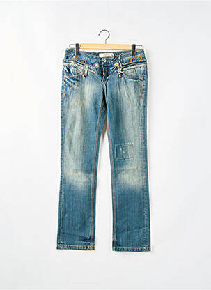 Blugi cu croială dreaptă albastru SCHOOL RAG femeie