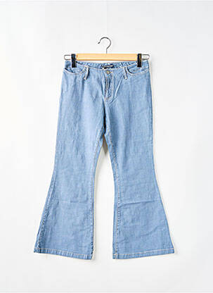 Blugi cu croială evazată albastru SCHOOL RAG femeie