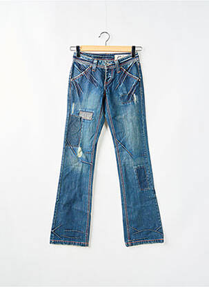 Blugi cu croială evazată albastru TEDDY SMITH femeie