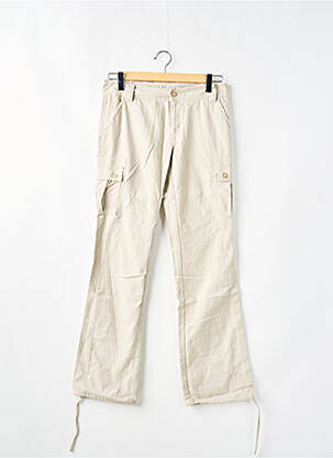 Pantalon cargo croială dreaptă bej TEDDY SMITH femeie