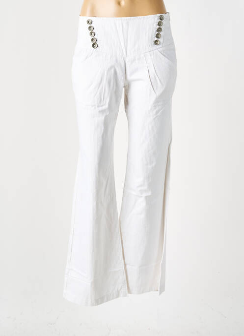 Pantalon drept alb FREEMAN T.PORTER femeie