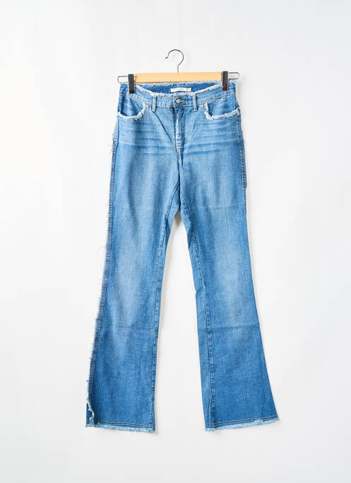 Blugi cu croială evazată albastru SCHOOL RAG femeie