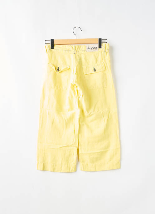 Pantalon trei sferturi galben SCHOOL RAG femeie