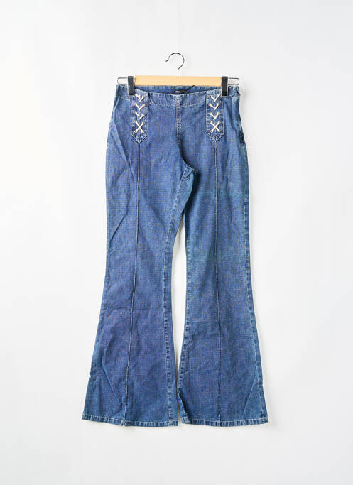 Blugi cu croială evazată albastru TEDDY SMITH femeie