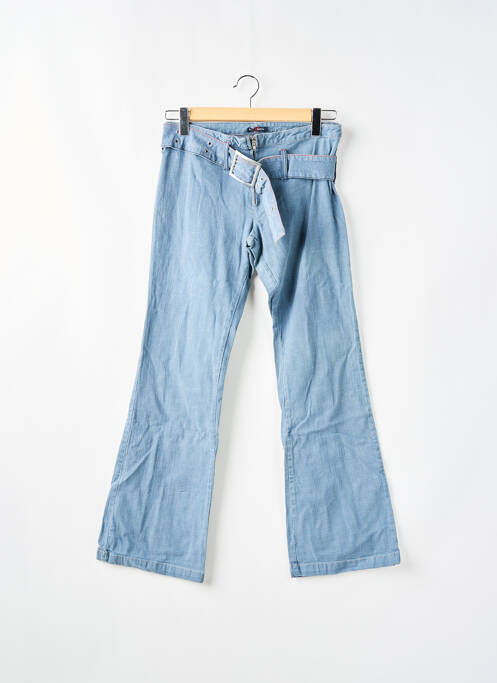 Blugi cu croială evazată albastru TEDDY SMITH femeie