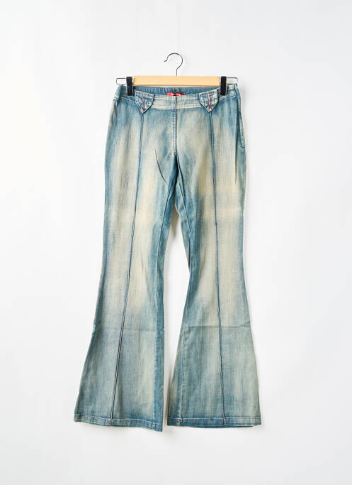 Blugi cu croială evazată albastru TEDDY SMITH femeie