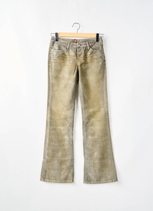 Blugi cu croială evazată gri TEDDY SMITH femeie